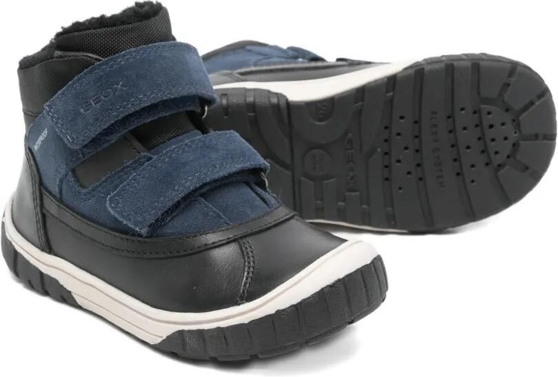 Geox Kids Laarzen met klittenband Zwart - Foto 3