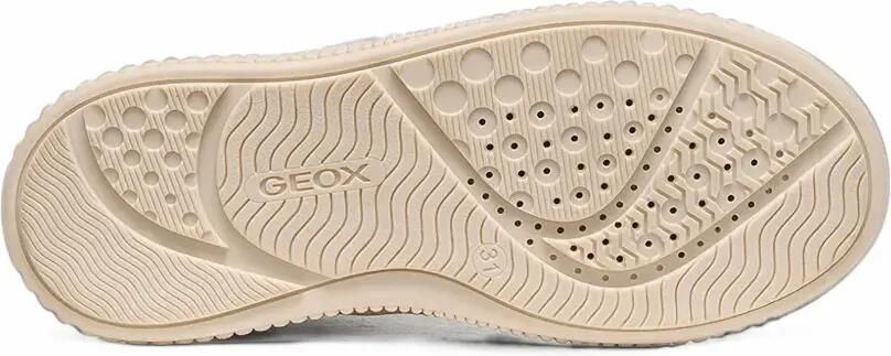 Geox Kids Laquinny glitter-detail high-top sneakers Beige - Foto 5