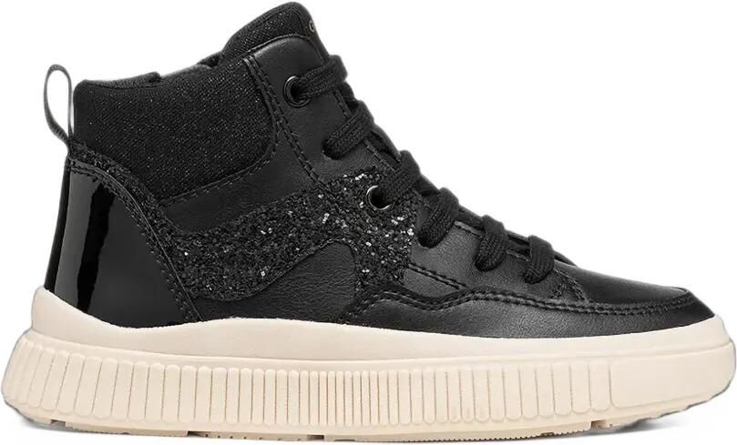 Geox Kids Laquinny glitter-detail sneakers Zwart