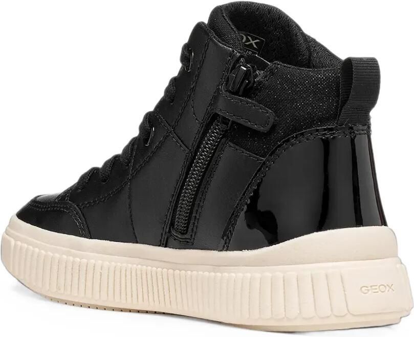 Geox Kids Laquinny glitter-detail sneakers Zwart - Foto 2