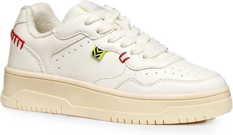 Geox Kids Lestrella sneakers met stikseldetail Wit