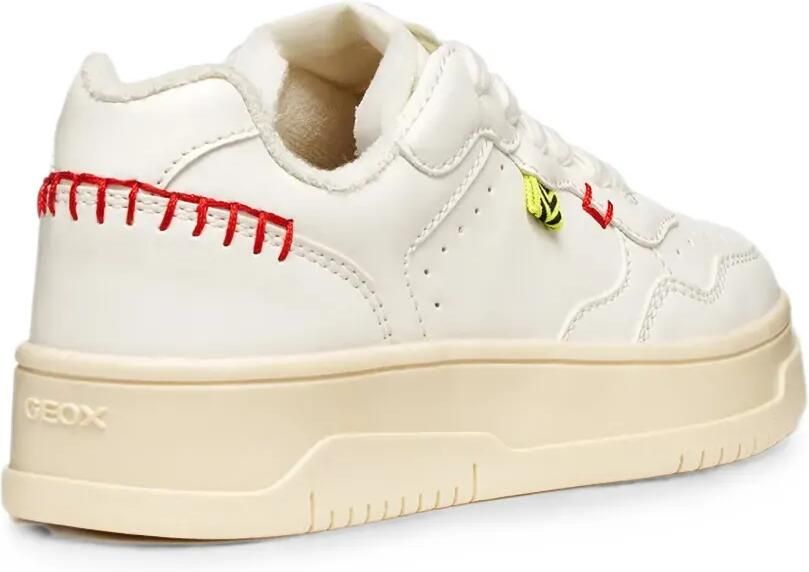 Geox Kids Lestrella sneakers met stikseldetail Wit - Foto 2