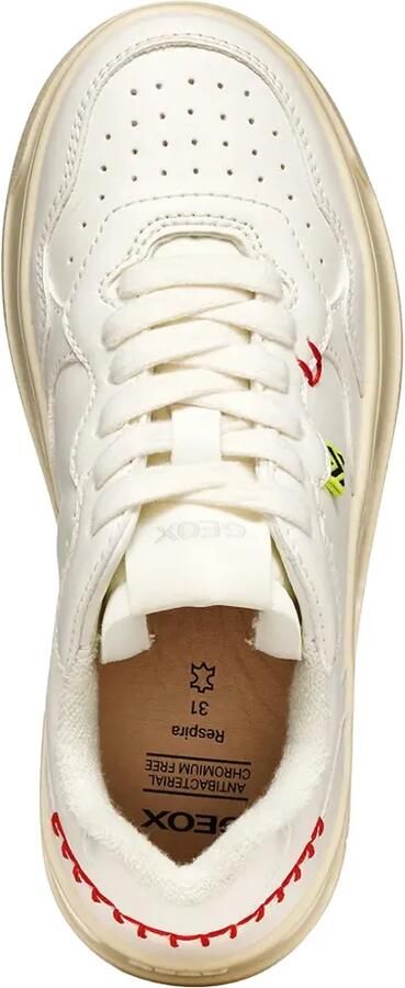 Geox Kids Lestrella sneakers met stikseldetail Wit - Foto 3