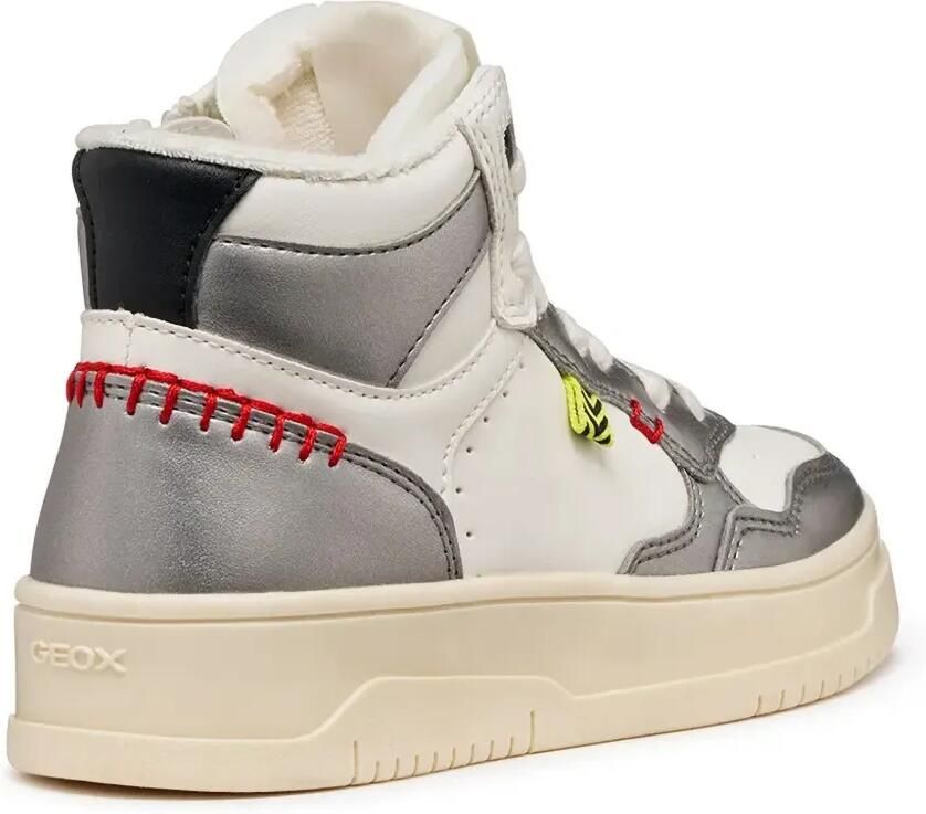 Geox Kids Lestrella sneakers met vlakken Wit - Foto 2