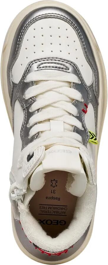 Geox Kids Lestrella sneakers met vlakken Wit - Foto 5