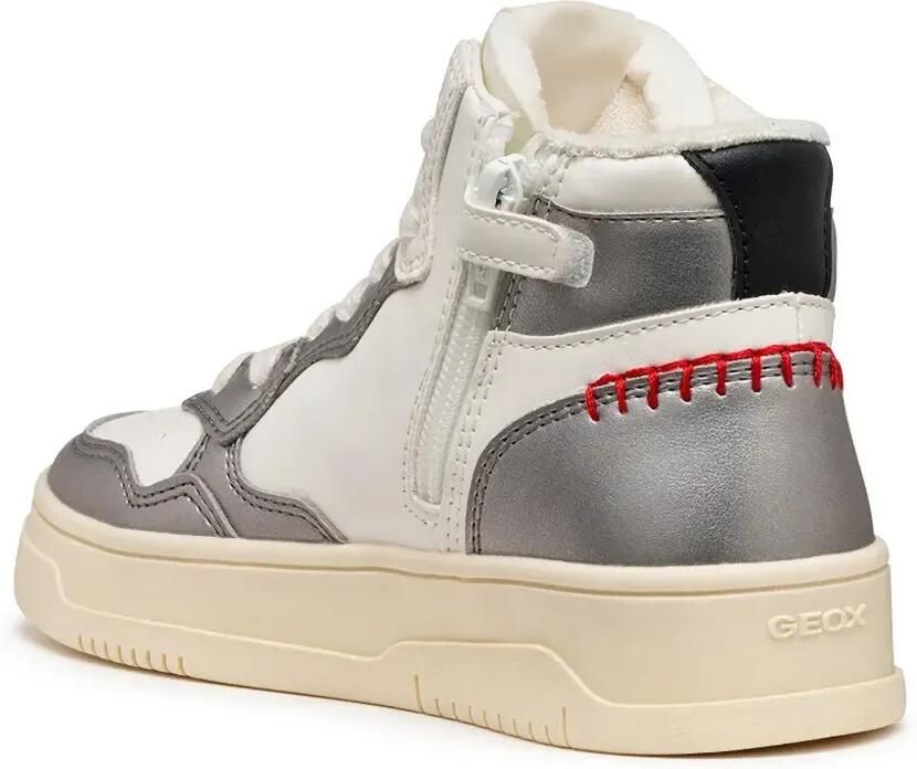 Geox Kids Lestrella sneakers met vlakken Wit - Foto 3