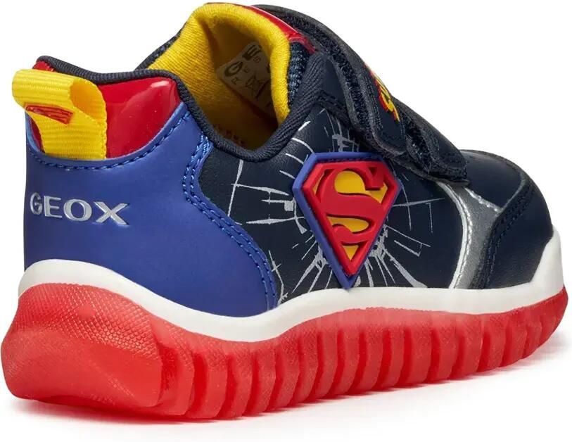 Geox Kids Lightyloo sneakers met logoband Blauw - Foto 2