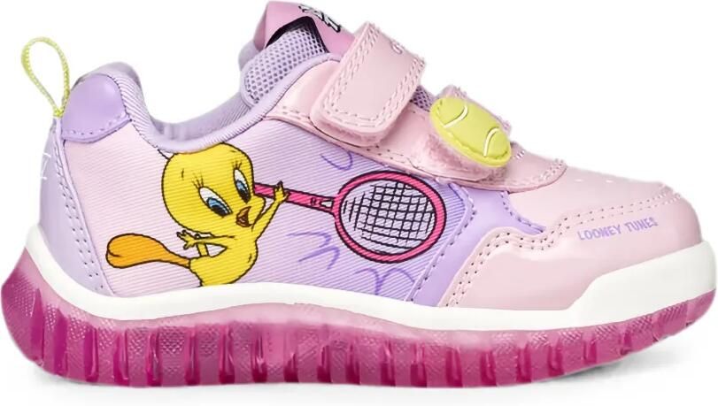 Geox Kids Lightyloo Toddle Tweety sneakers met print Paars