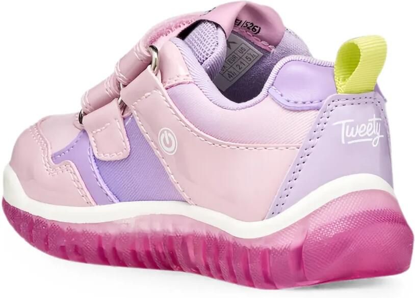 Geox Kids Lightyloo Toddle Tweety sneakers met print Paars - Foto 3