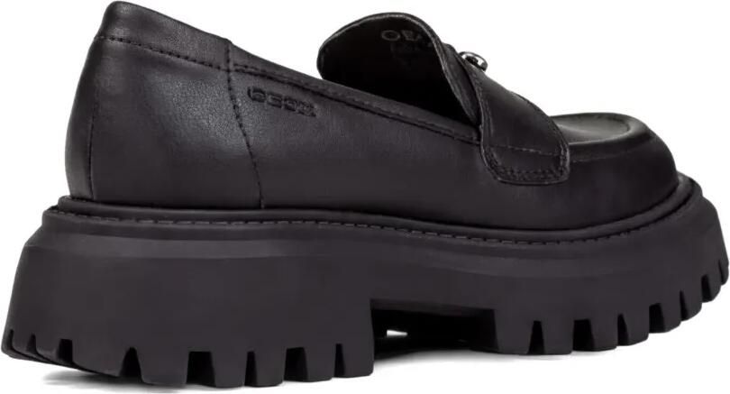 Geox Kids Loafers met chunky zool Zwart - Foto 3