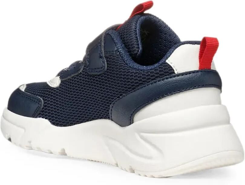 Geox Kids Loftus mesh sneakers met klittenband Blauw - Foto 2
