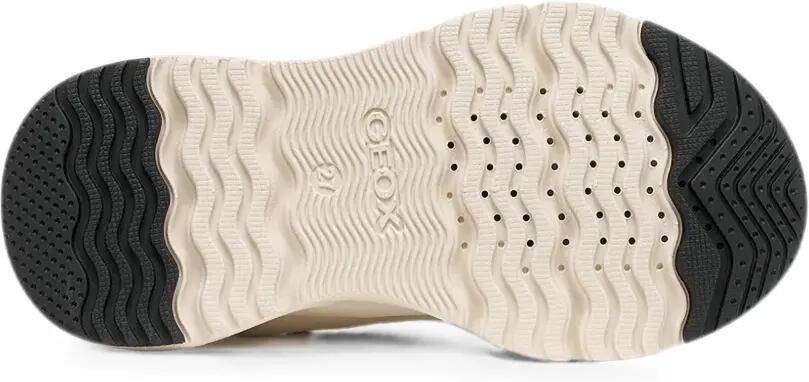 Geox Kids Loftus sneakers met klittenband en dierenprint Beige - Foto 5