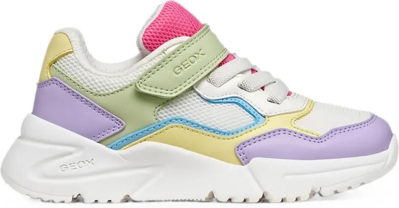 Geox Kids Loftus sneakers met klittenband Wit