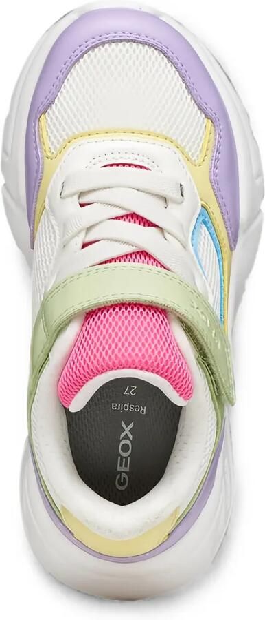 Geox Kids Loftus sneakers met klittenband Wit - Foto 5
