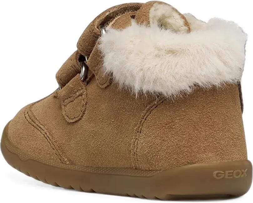 Geox Kids Macchia bear-patch touch-strap ankle boots Bruin - Foto 2