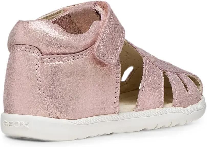 Geox Kids Macchia sandalen met klittenband en glitters Roze - Foto 3