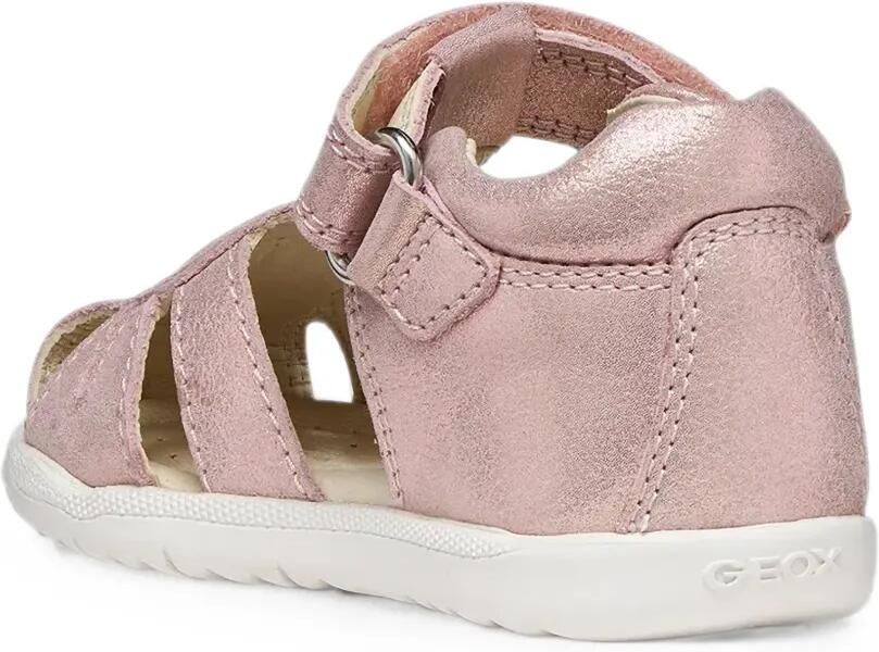 Geox Kids Macchia sandalen met klittenband en glitters Roze - Foto 2