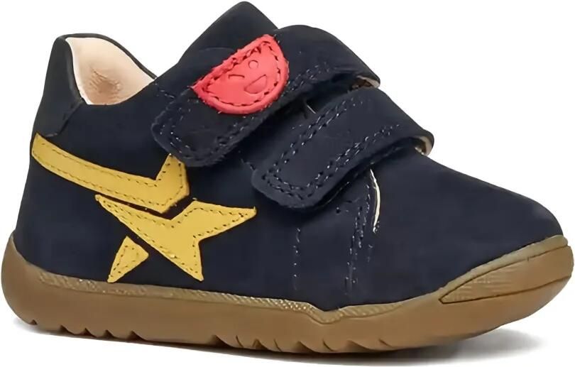 Geox Kids Macchia sneakers met ster-applicatie Blauw
