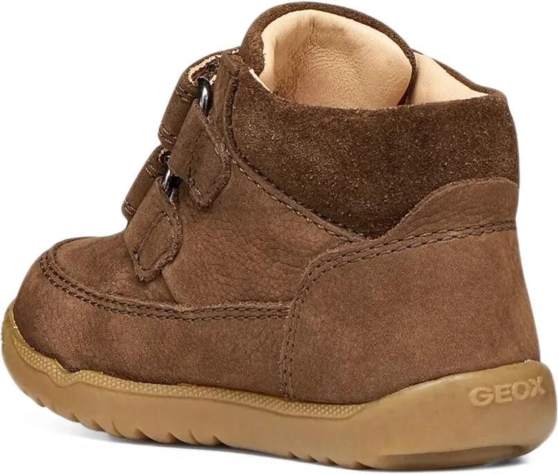 Geox Kids Macchia touch-strap leather ankle boots Bruin - Foto 2
