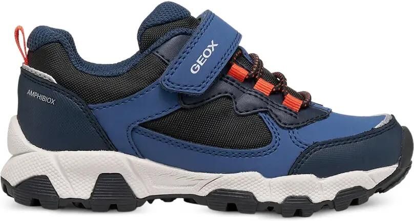 Geox Kids Magnetar ABX Amphibiox sneakers met klittenband Blauw