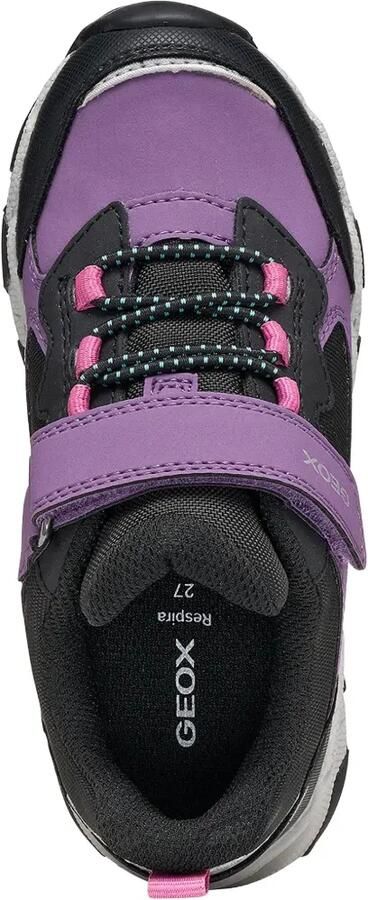 Geox Kids Magnetar ABX Amphibiox sneakers met klittenband Paars - Foto 4
