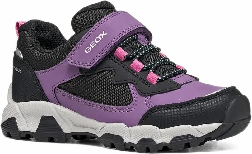Geox Kids Magnetar ABX Amphibiox sneakers met klittenband Paars - Foto 3