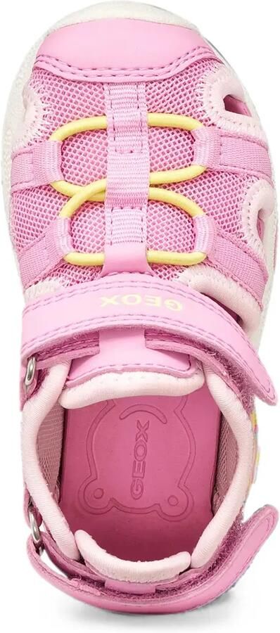 Geox Kids Multy mesh sandalen met klittenband Roze - Foto 5