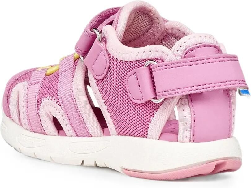 Geox Kids Multy mesh sandalen met klittenband Roze - Foto 3