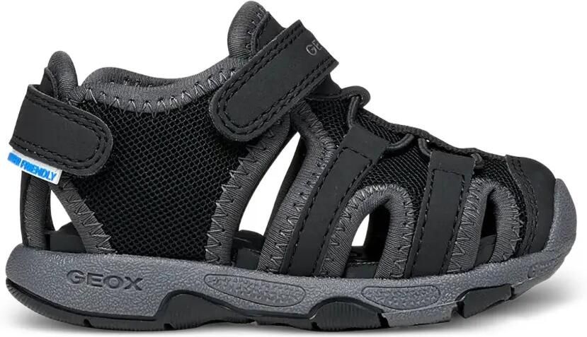 Geox Kids Multy sandalen met klittenband Zwart - Foto 4