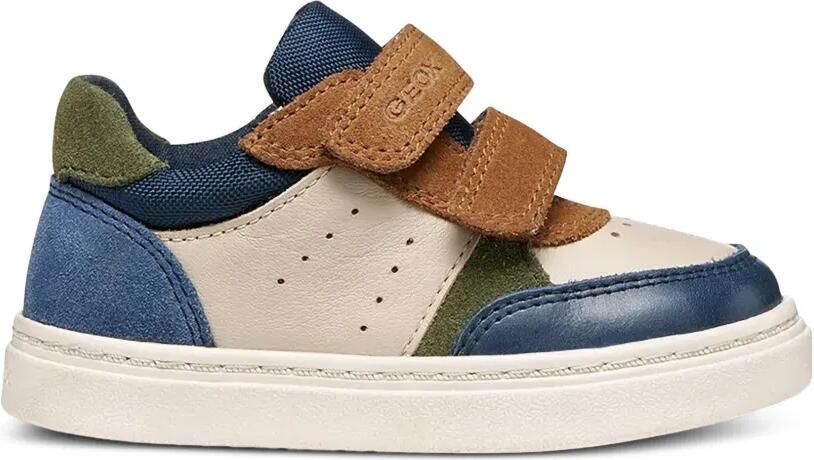 Geox Kids Nashik sneakers met klittenband Beige