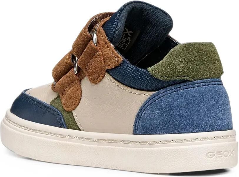 Geox Kids Nashik sneakers met klittenband Beige - Foto 3