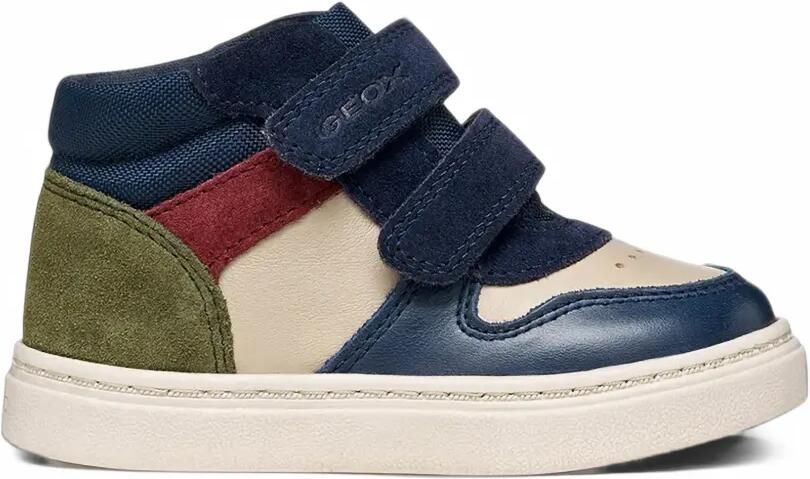 Geox Kids Nashik sneakers met klittenband Blauw - Foto 4