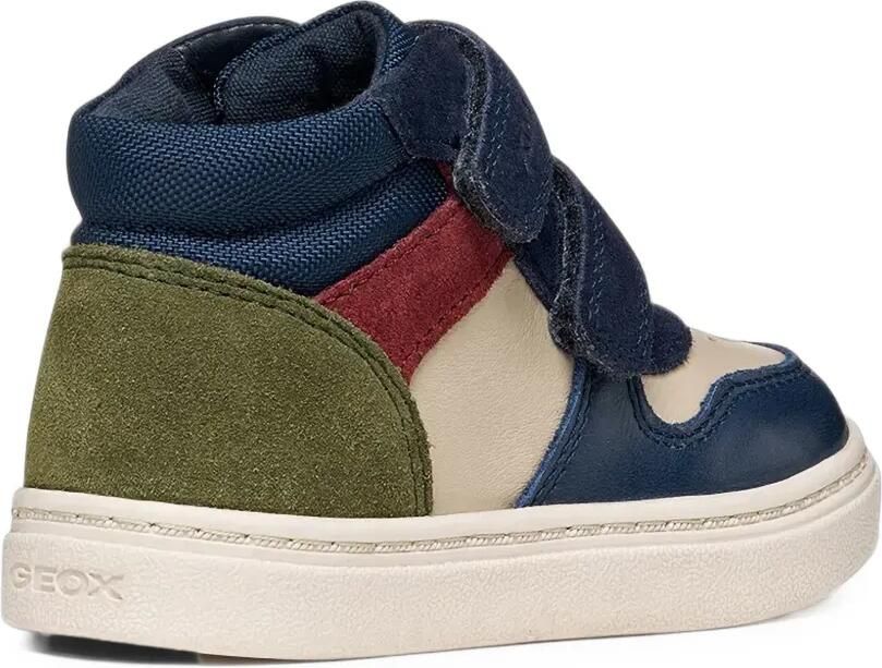 Geox Kids Nashik sneakers met klittenband Blauw - Foto 3