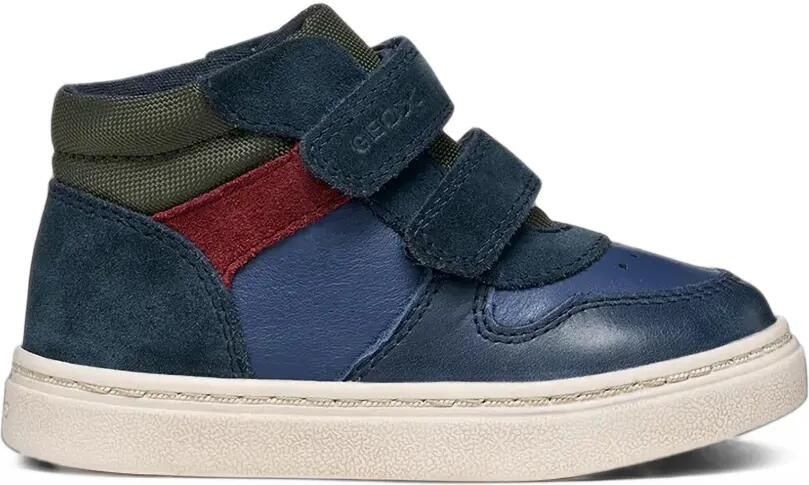 Geox Kids Nashik sneakers met klittenband Blauw