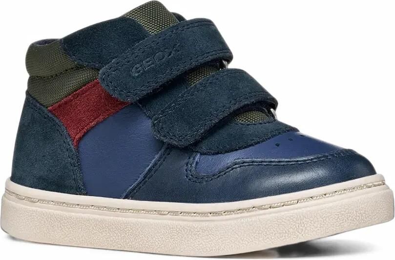 Geox Kids Nashik touch-strap sneakers Blauw