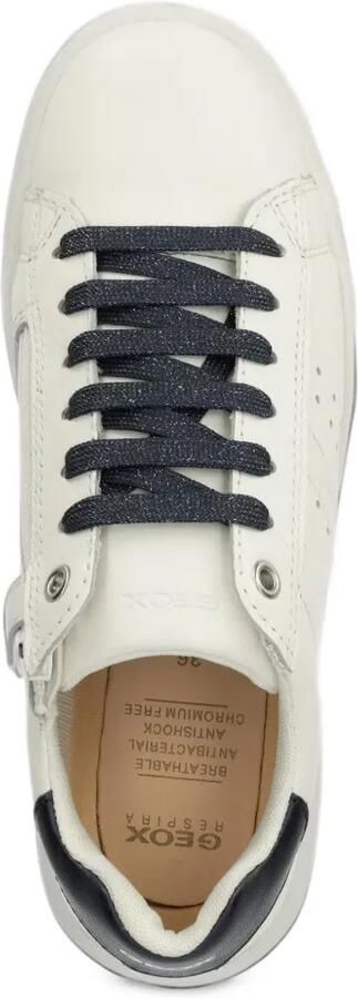Geox Kids Nettuno perforated-detail side-zip sneakers Wit - Foto 3