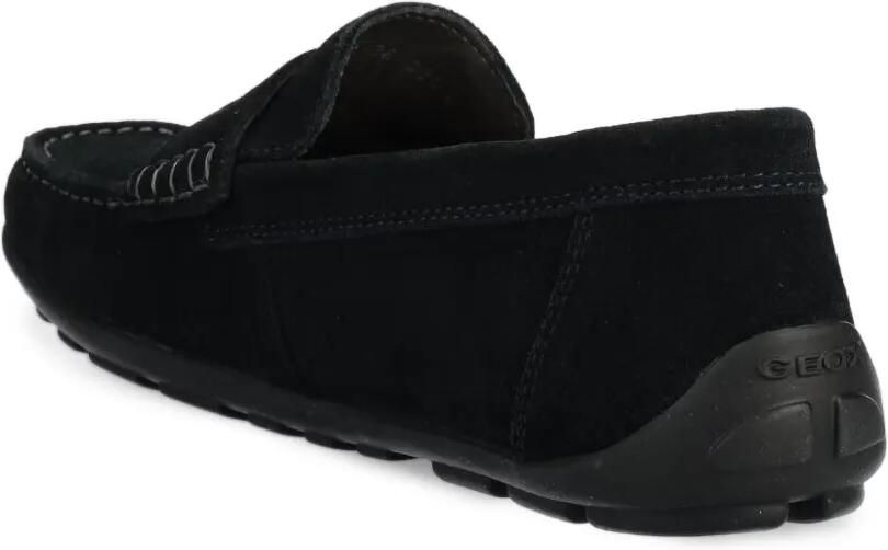 Geox Kids New Fast suède slip-on loafers Blauw - Foto 2