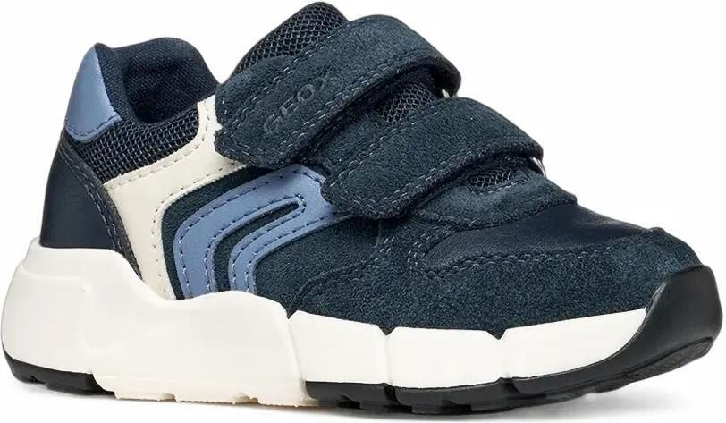 Geox Kids Sneakers met klittenband Blauw