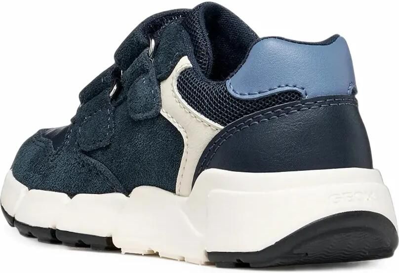 Geox Kids Sneakers met klittenband Blauw - Foto 2