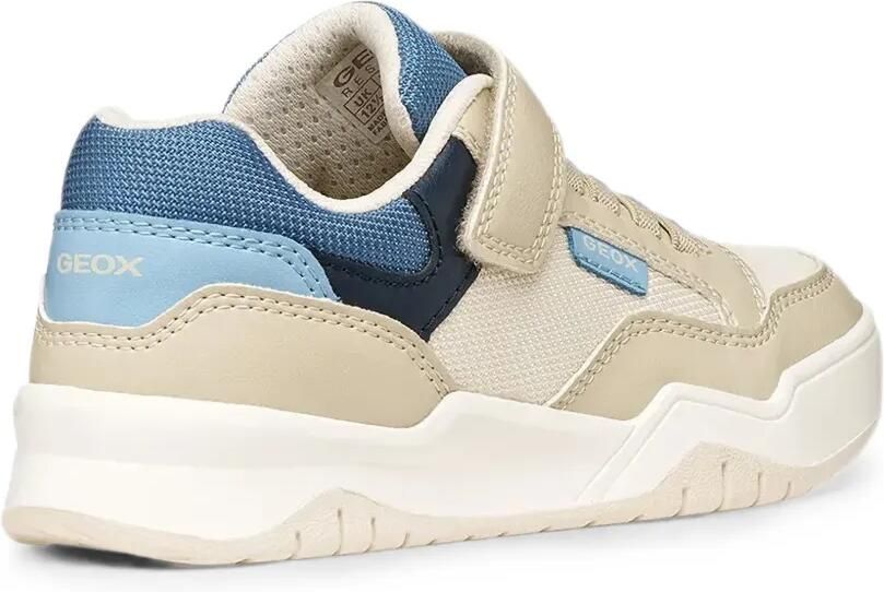 Geox Kids Perth sneakers met klittenband Beige - Foto 3