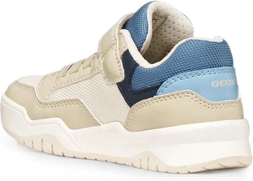 Geox Kids Perth sneakers met klittenband Beige - Foto 2