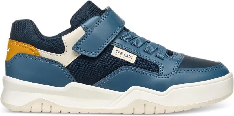 Geox Kids Perth sneakers met klittenband Blauw