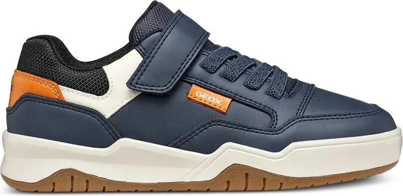 Geox Kids Perth sneakers met klittenband Blauw
