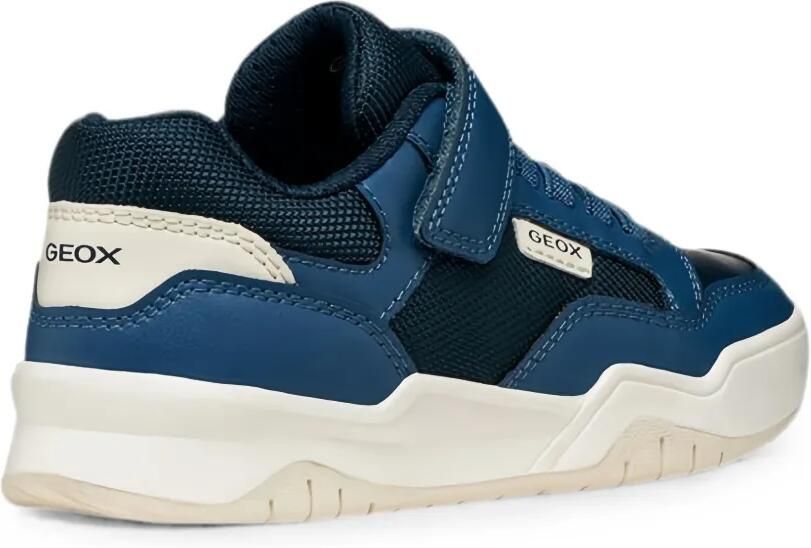 Geox Kids Perth sneakers met vlakken en klittenband Blauw - Foto 3