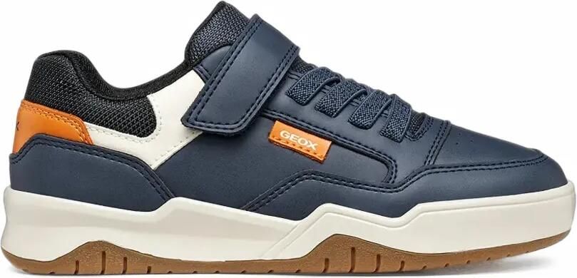 Geox Kids Perth touch-strap sneakers Blauw