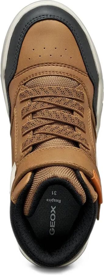 Geox Kids Perth touch-strap sneakers Bruin - Foto 4