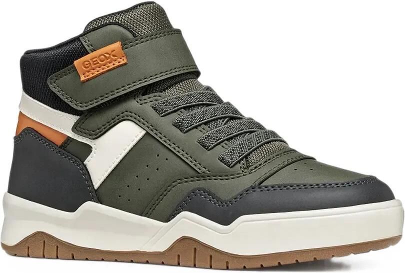 Geox Kids Perth touch-strap sneakers Groen