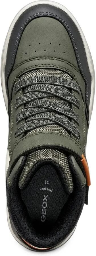 Geox Kids Perth touch-strap sneakers Groen - Foto 4