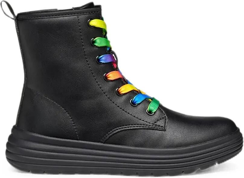 Geox Kids Phaolae veterlaarzen Zwart