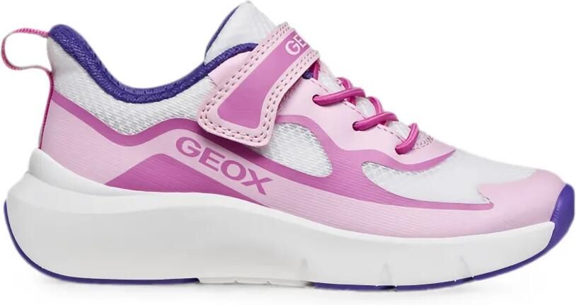 Geox Kids Pro-Ran sneakers met klittenband Wit